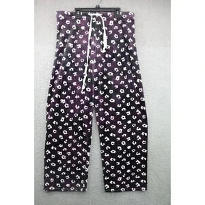 Lildy Women's Plush Lounge/Pajama Pants-Velour-Wide Leg-Large-XLarge